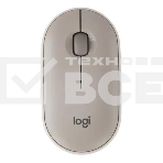 Мышь беспроводная Logitech Pebble M350 серый, 1000 dpi, радиоканал, Bluetooth, USB, кнопки - 3, фото2