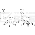 Кресло детское Бюрократ CH-W299/PK/TW-13A TW-06A TW-13A розовый спинка сетка (пластик белый), фото3