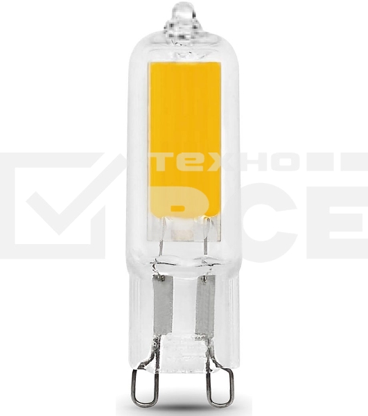 Лампа светодиодная G9 AC220-240V 5.5W 480lm 3000K стекло LED