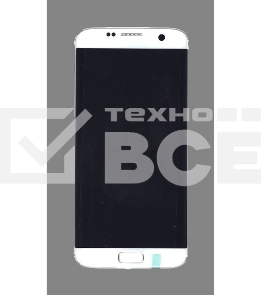 Дисплей для Samsung Galaxy S7 Edge SM-G935FD белый с рамкой и аккумулятором