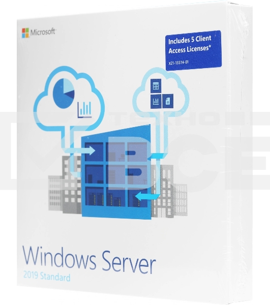 ПО Microsoft Windows Server 2019 Std 5 Clt 64 bit Eng BOX (P73-07680)