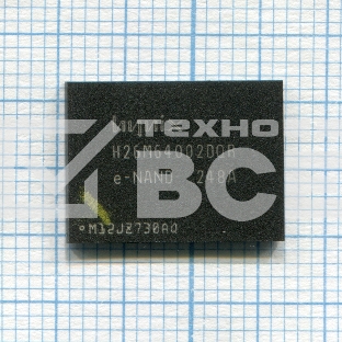 Микросхема E-NAND SK HYNIX H26M64002DQR 32GB