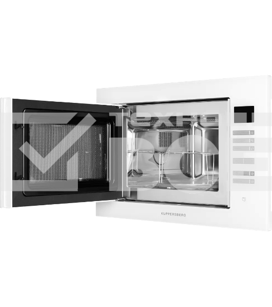 Встраиваемая микроволновая печь Kuppersberg HMW 645 W25 л, High-Tech, 900 Вт, белый