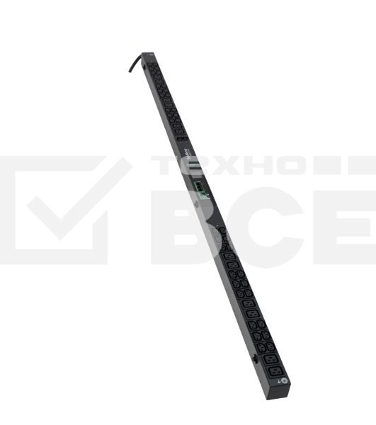 БРП Uniprom, с мониторингом, 0U, 240В, 1Ф, 32A, 36xC13 12xC19, 3м кабель, IEC309