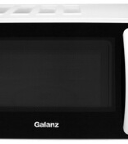 Микроволновая печь Galanz MOS-2401FMW белый, 20 л, 800 Вт, переключатели - поворотный механизм