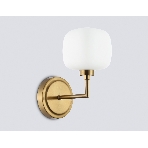 Настенный светильник Ambrella light LH53021 BS/FR латунь/белый матовый G9 max 40W 195*120*230, фото6