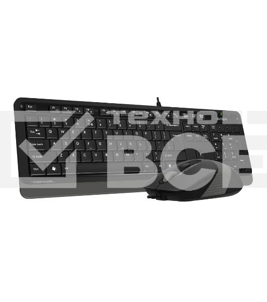 Клавиатура + мышь A4 Fstyler F1010 клав:черный/серый мышь:черный/серый USB Multimedia