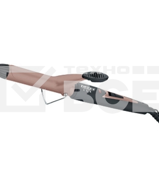 Щипцы для завивки волос DELTA LUX DL-0626 коричневый/черный, 25 мм, 180 °C, 1 режим