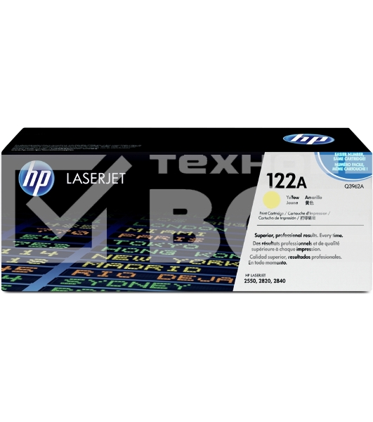 Картридж лазерный HP Q3962A желтый для Color LaserJet 2550 4000 стр.