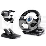 Руль SVEN GC-W500 (педали, вибро, скоба, лепестки, D-pad, 10 кл, резин. вставки, PC/Xinput), фото8