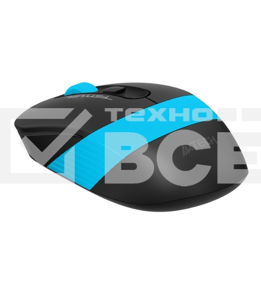 Мышь беспроводная A4Tech Fstyler FG10S черный/синий, 2000 dpi, радиоканал, USB, кнопки - 4