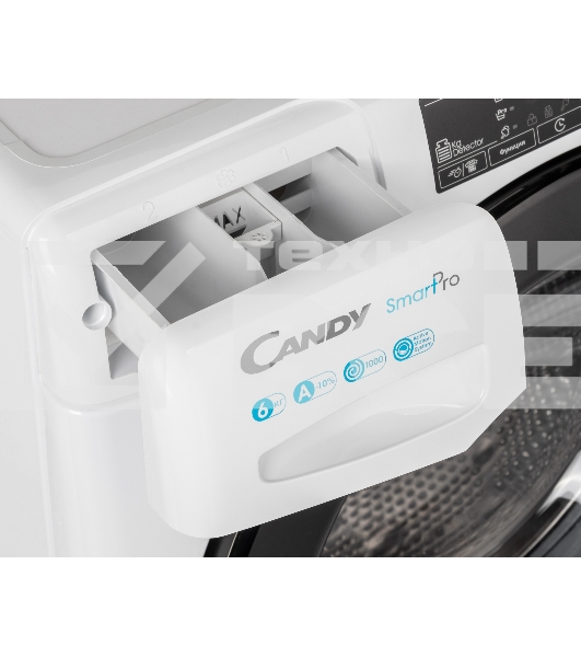 Стиральная машина Candy Smart Pro CSO34 106TB1/2-07 белый, загрузка фронтальная 6 кг, 1000 об/мин., класс: А