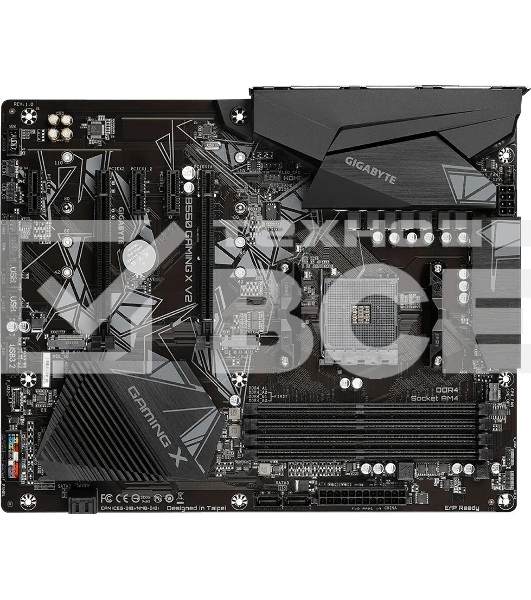 Материнская плата Gigabyte B550 GAMING X V2, AM4, AMD B550, 4xDDR4, 4xSATA, 2xM.2, 1xPCI-E 4.0 x16, 1xPCI-E 3.0 x2, 1xHDMI, 1xDVI-D, 1x 1Gb LAN, 1xUSB 3.2 Gen 2, 3xUSB 3.2 Gen 1, 2xUSB 2.0, 3x3.5 мм, 7.1, Standard-ATX