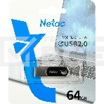 Флеш диск Netac U278 64Gb <NT03U278N-064G-20PN>, USB2.0, металлическая матовая, фото7
