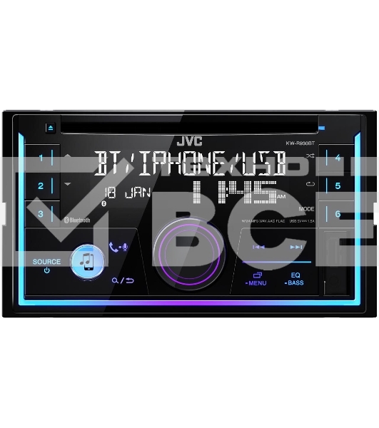 Автомагнитола JVC KW-R930BT 2DIN 4x50Вт