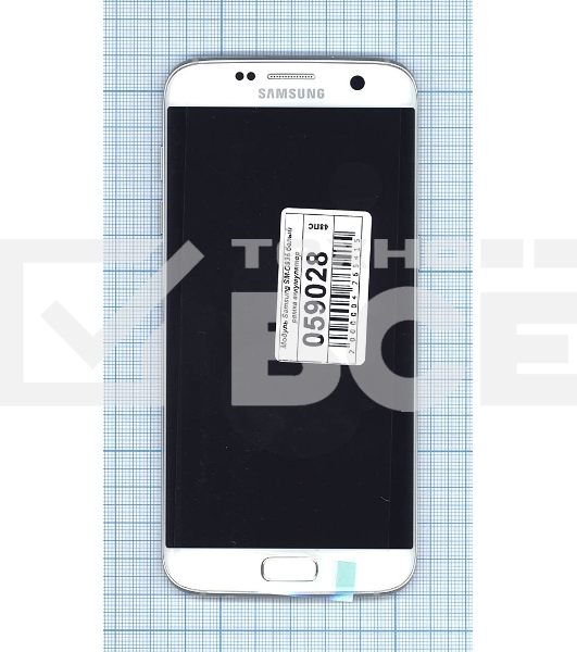 Дисплей для Samsung Galaxy S7 Edge SM-G935FD белый с рамкой и аккумулятором