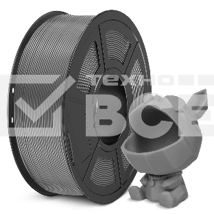 Филамент NVPRINT PLA Meta Grey для 3D печати диаметр 1.75мм длина 330 метров масса 1 кг