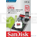 Карта памяти MICRO SDHC 64GB UHS-I SDSQUA4-064G-GN6MN SANDISK, фото3