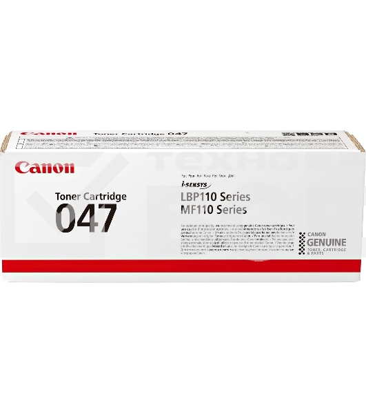 Картридж лазерный CANON 047 BK черный (1600 стр.) для CANON LBP112/LBP113W