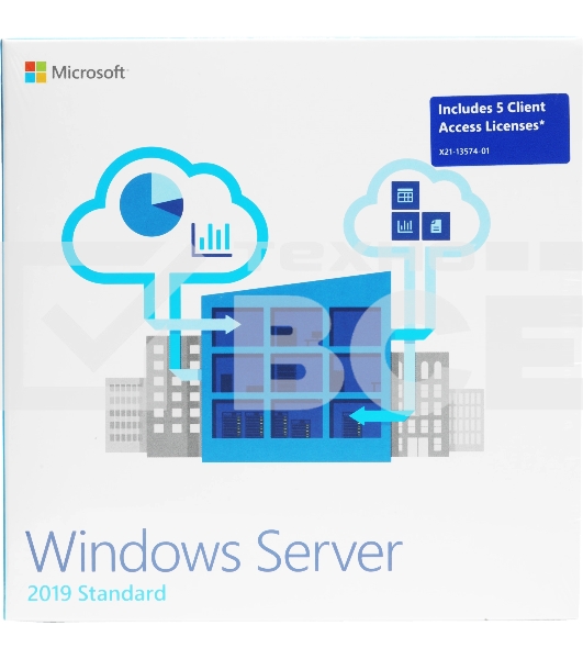 ПО Microsoft Windows Server 2019 Std 5 Clt 64 bit Eng BOX (P73-07680)