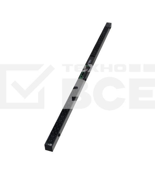БРП Uniprom, с мониторингом, 0U, 240В, 1Ф, 32A, 36xC13 12xC19, 3м кабель, IEC309
