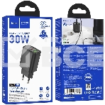 Сетевое зарядное устройство Hoco Gentle PD30W+QC3.0 30W 3A (PD+QC) (44358), фото 1