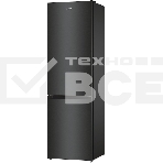 Холодильник Gorenje NRK6202EBXL4 черный матовый двухкамерный 235/96л морозилка снизу, No Frost, фото26