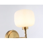 Настенный светильник Ambrella light LH53021 BS/FR латунь/белый матовый G9 max 40W 195*120*230, фото5