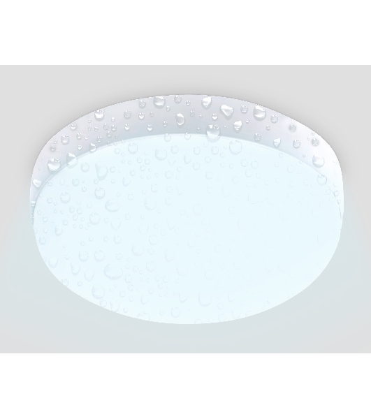 Светильник светодиодный влагозащищенный Ambrella light ST8626 WH белый IP65 LED 6500K 15W D135*60