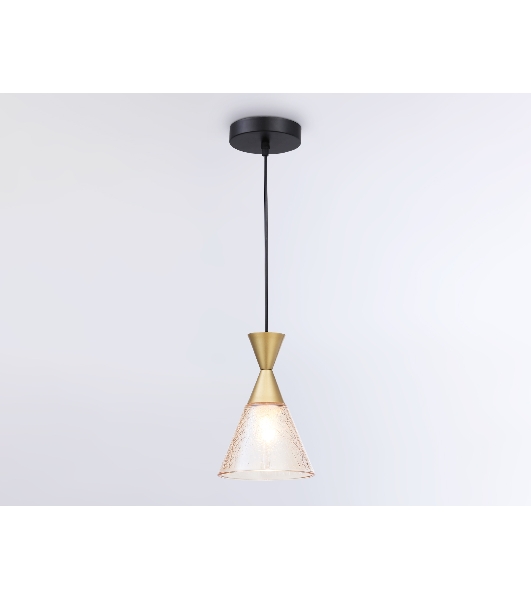 Светильник Ambrella light TR3173 BK/GD черный/золото E27 max 60W D155*1000