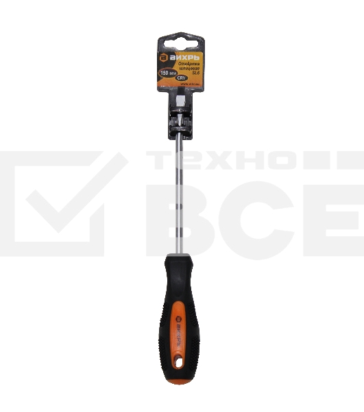 Отвертка шлицевая ВИХРЬ SL6, 150 мм
