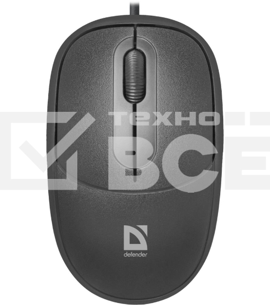 Мышь проводная Defender Datum MS-980 черный, 1000 dpi, USB, кнопки - 3
