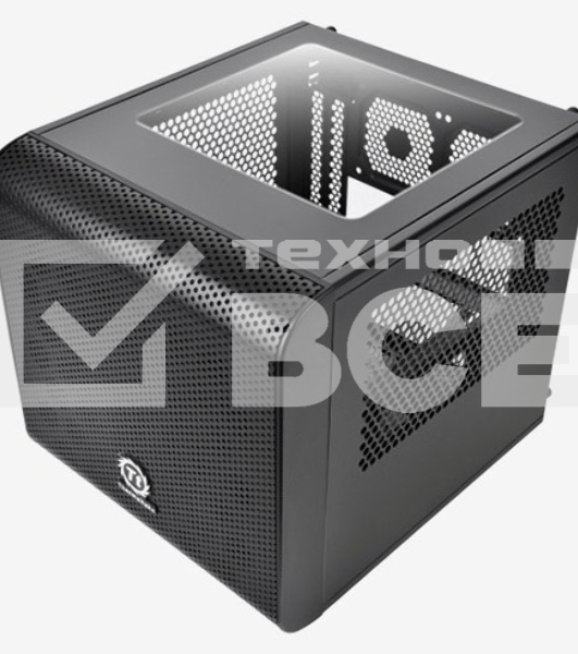 Компьютерный корпус Thermaltake Core V1  черный без БП miniITX 1x200mm 2xUSB3.0 audio bott PSU