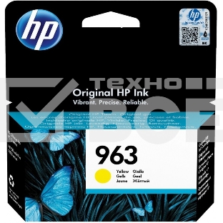 Картридж струйный HP 963 3JA25AE желтый (700 стр) для HP OfficeJet Pro 901x/902x