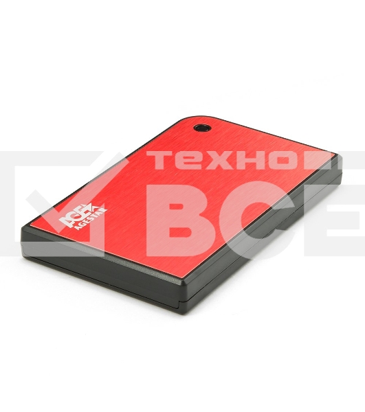 Внешний корпус для HDD AgeStar 3UB2A14 (красный) usb3.0 to 2,5' hdd SATA алюминий