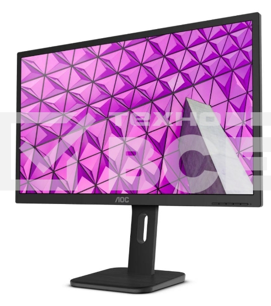 Монитор 23.8' AOC 24P1 IPS 1920x1080, 76 Гц, 5 мс, 16:9, 250 кд/м2, 1хDVI, 1xHDMI, 1хDP, 1хVGA, 4xUSB, 1x3.5 мм, черный