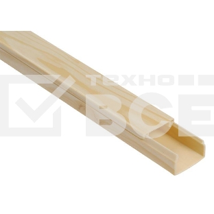 Кабель-канал 20х10 L2000 пластик ЭЛЕКОР сосна ИЭК CKK10-020-010-1-K34