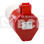 Розетка кабельная 225 32А 380AC 3P+PE+N 6ч IP44 КЭАЗ 222753, фото2