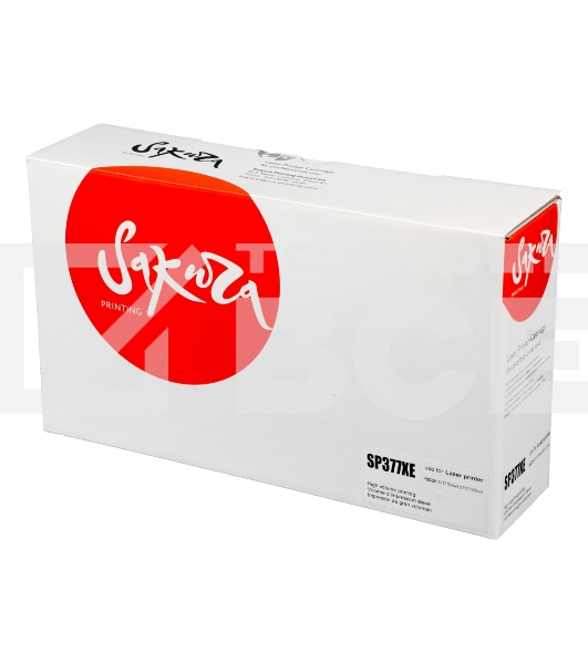 Картридж лазерный Sakura SP377XE для Ricoh Aficio SP 377 Series, черный, 6 400 к.