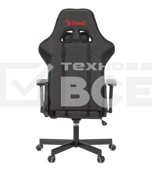 Кресло игровое A4Tech Bloody GC-600, черный, эко.кожа, крестовина металл