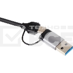 USB концентратор TypeC+adapter-->USB3.0+2USB2,0+SD+TF, VCOM, фото5