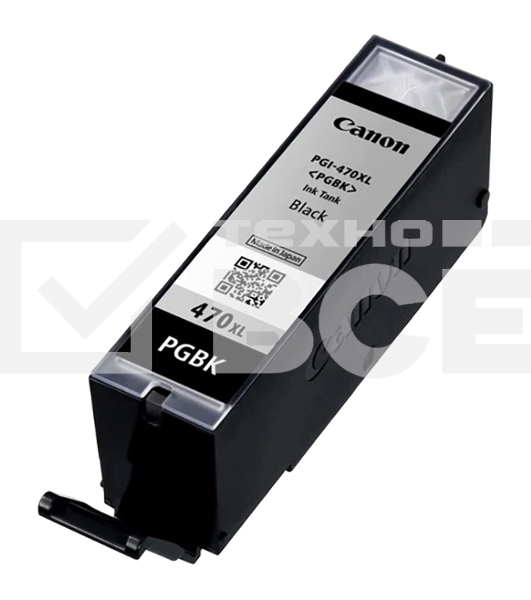 Картридж струйный Canon PGI-470PGBK XL (0321C001) черный (22 мл, 500 стр.) для Canon Pixma iP7240/ MG5440/MG5740/MG6340/MG6840/MG7740/ TS5040/TS6040/TS8040/TS9040