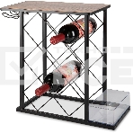 Стойка Domfy DHC-WR10583 для вина 39.2x21x41.3см черный/коричневый, фото3