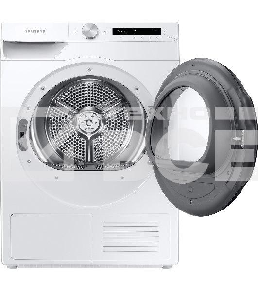 Сушильная машина Samsung DV90T5240AW/LP белый, 9 кг, сушка - тепловой насос, программ - 14, 60 x 85 x 65 см