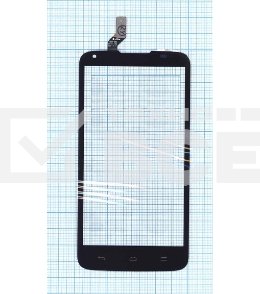 Сенсорное стекло (тачскрин) для Huawei Ascend G710, черное