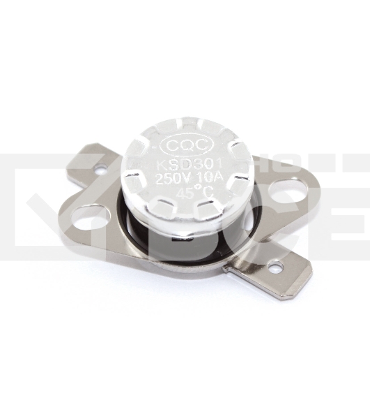 Термостат биметаллический KSD301 10А/45 С нормально разомкнутый