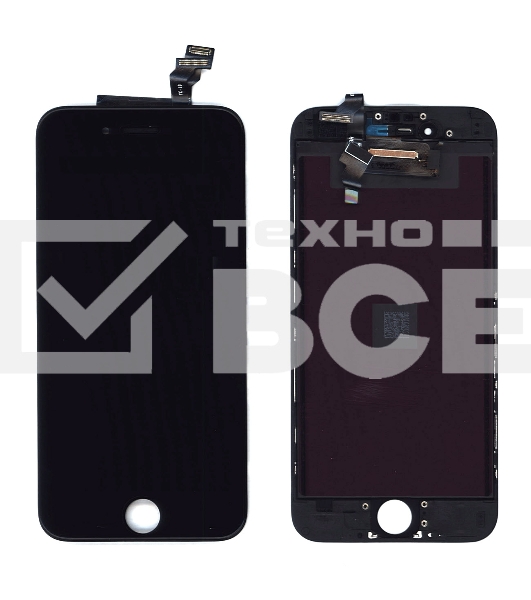 Дисплей Amperin для Apple iPhone 6 в сборе с тачскрином (IPS), черный
