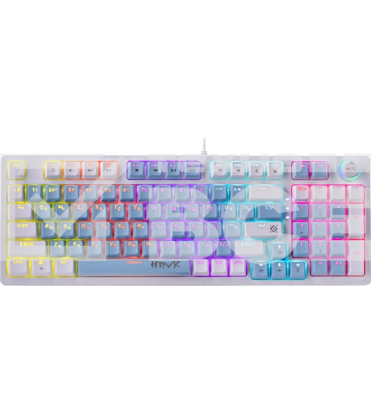 Клавиатура Defender Hawk GK-418  проводная, USB, белый