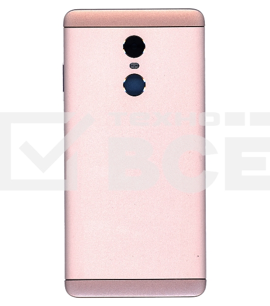 Задняя крышка для Xiaomi Redmi Note 4X розовая