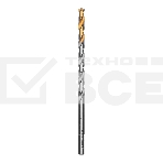 Сверло спиральное по металлу 6,5 х 148 мм, Р6М5, Golden Tip, удлиненное Denzel, фото3